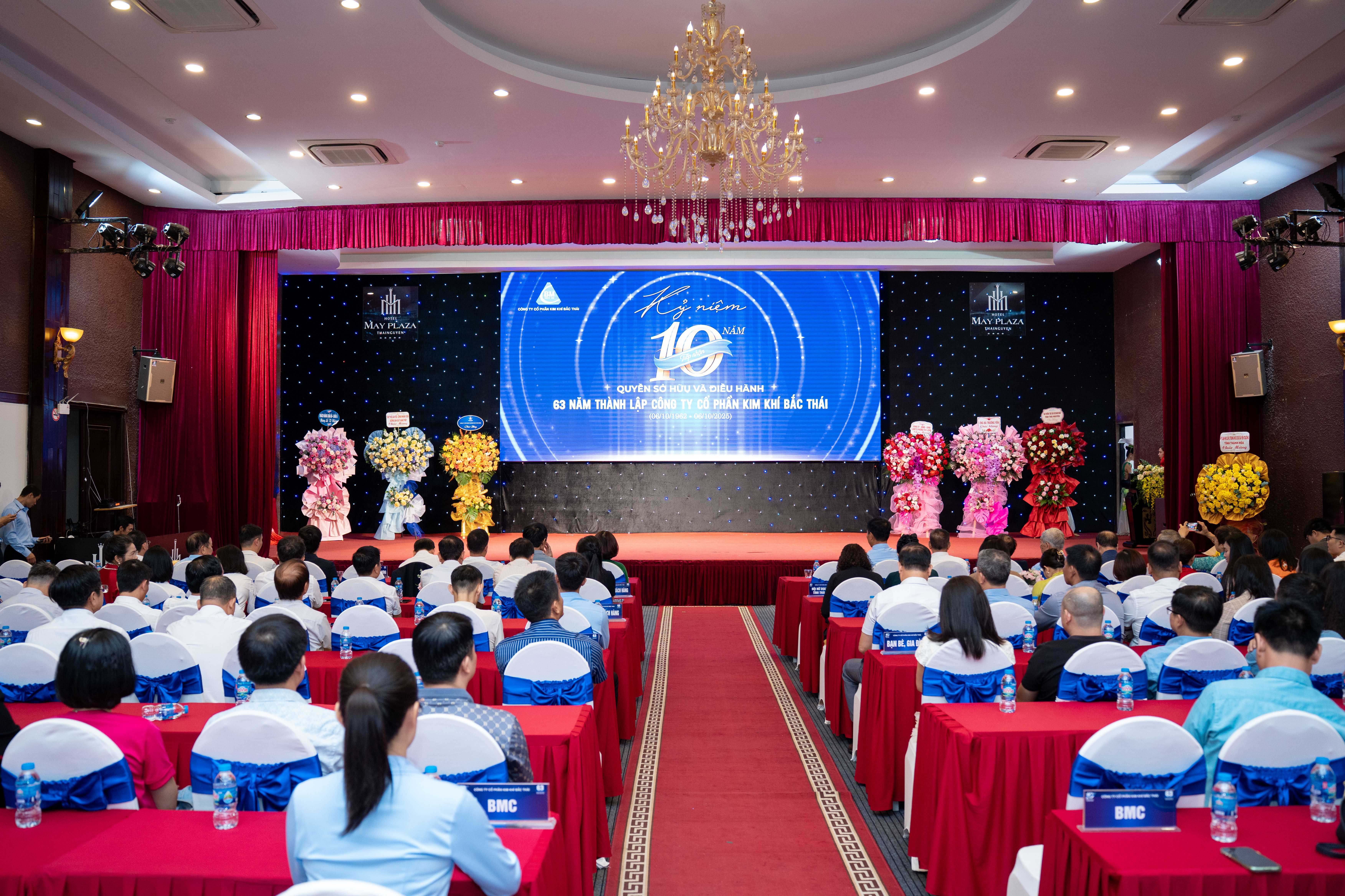 Công ty CP Kim Khí Bắc Thái tổ chức Lễ kỷ niệm 10 năm tiếp nhận quyền sở hữu, điều hành và 63 năm thành lập Công ty.